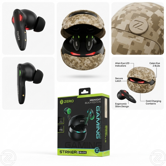 Zero Lifestyle Striker Wireless (Z Buds) PUBG X ZERO X STRIKER