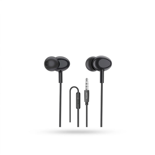 HOTTU HF01 Hi-Fi Stereo Earphones with Mic - 3.5mm Wired Headphones for Clear Calls