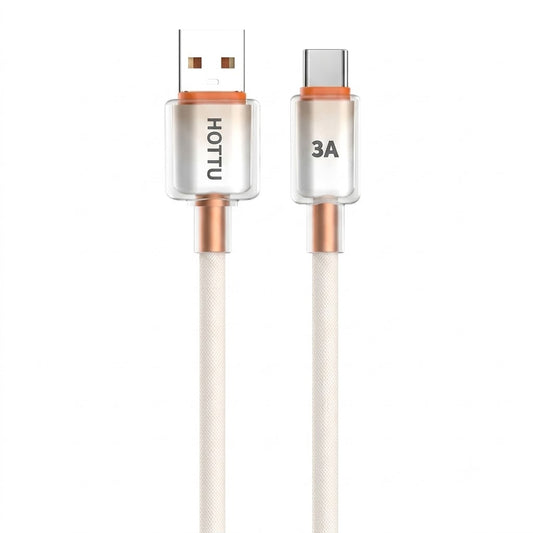 HOTTU SF06 3A Fast Charging Cable – USB to Type-C Silicone Cable