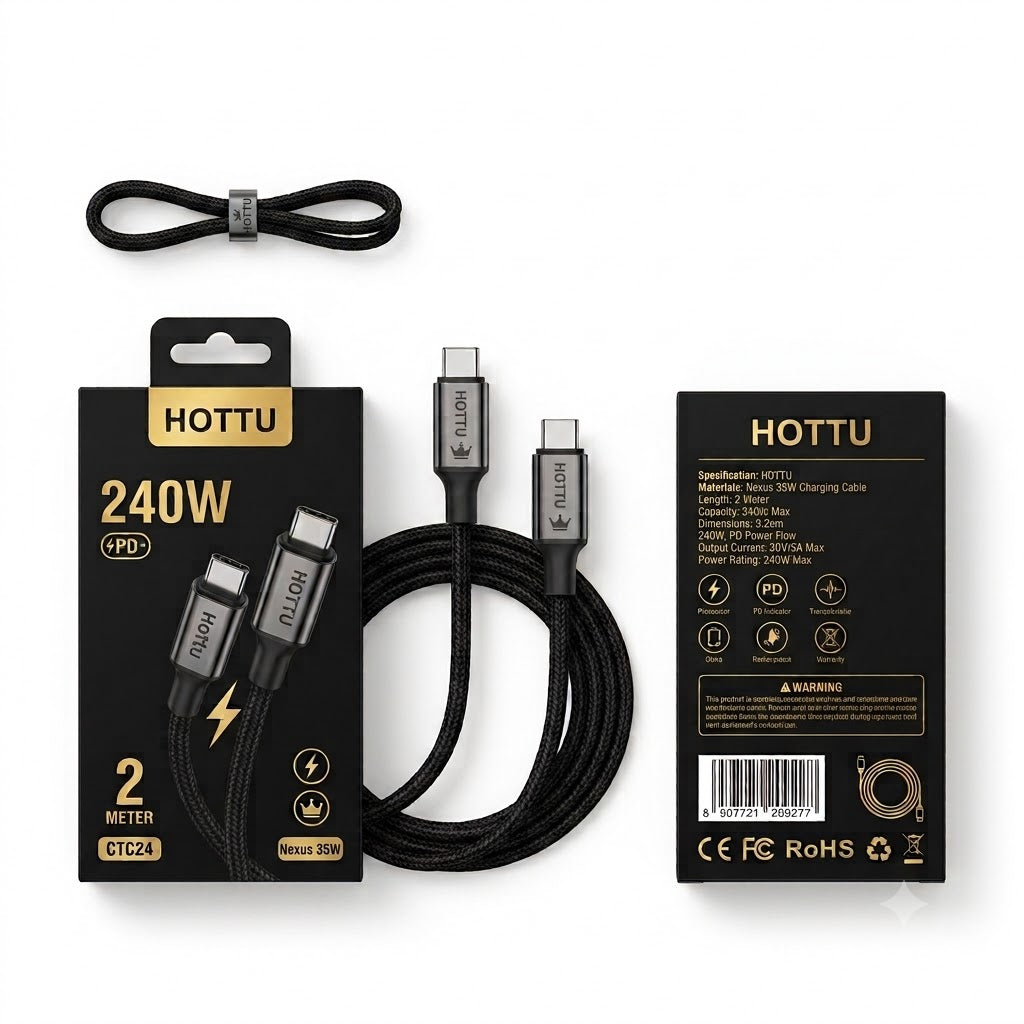 HOTTU (Type C to C)CTC24(2METER CABLE)