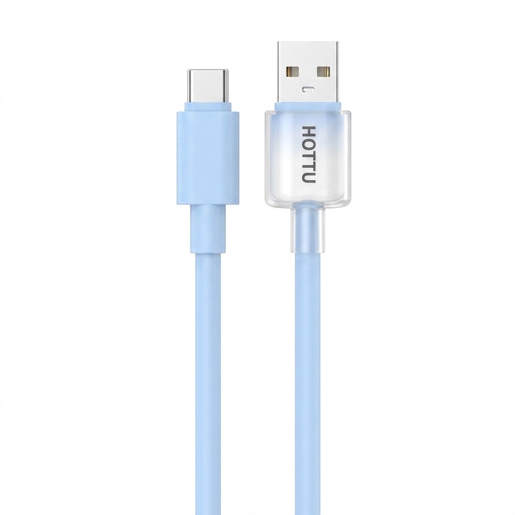 HOTTU SF06 3A Fast Charging Cable – USB to Type-C Silicone Cable